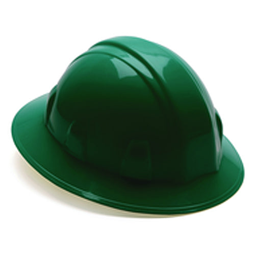 Hard Hat - Green Full Brim 4 Point Ratchet Style - Apex Tool & Supply