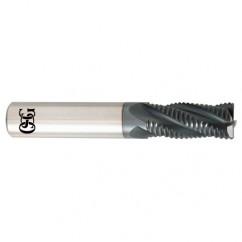 3/8" Dia. - 2-1/2" OAL - TiALN CBD - Square End Roughing End Mill - 4 FL - Apex Tool & Supply