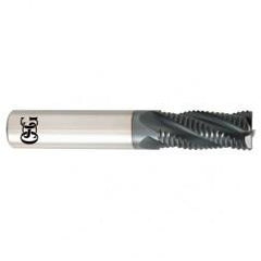 3/8" Dia. - 2-1/2" OAL - TiALN CBD - Square End Roughing End Mill - 4 FL - Apex Tool & Supply