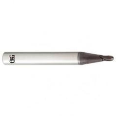 4mm Dia. - 50mm OAL - Carbide - Ball End HP End Mill-2 FL - Apex Tool & Supply