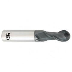 1/2 x 1/2 x 1 x 3 2Fl Carbide Ball OSG HY-PRO® CARB End Mill-TiALN - Apex Tool & Supply