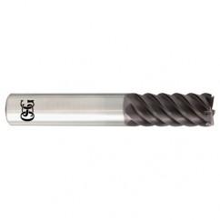 6mm x 6mm x 6mm x 6mm 6Fl  Square Carbide End Mill - TiALN - Apex Tool & Supply