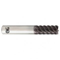 22mm x 22mm x 22mm x 22mm 6Fl  Square Carbide End Mill - TiALN - Apex Tool & Supply