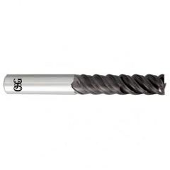 1/4 x 1/4 x 1-1/8 x 3 4Fl  Square Carbide End Mill - TiALN - Apex Tool & Supply