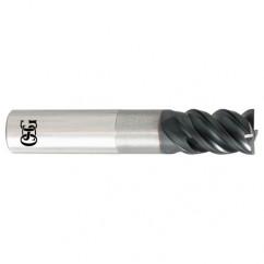 6mm x 6mm x 9mm x 60mm 4Fl  Square Carbide End Mill - TiALN - Apex Tool & Supply