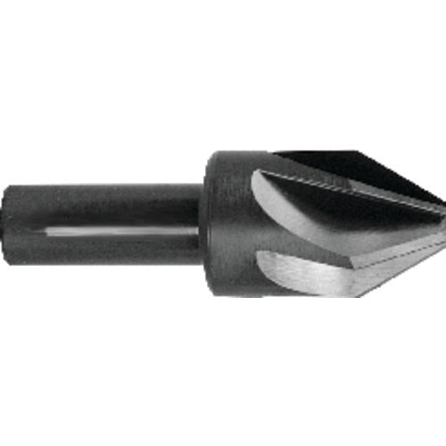 ‎1/4″ Size-1/4″SH Dia, 60° 6 Flute CNC Countersink - Apex Tool & Supply