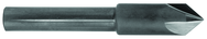 1" Size-1/2" Shank; 90° HSS-4 Flute Machine Countersink - Apex Tool & Supply