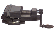 Swivel Base Milling Machine Vise - 5-7/8" Jaw Width - Apex Tool & Supply