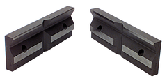 1-Pair Matching V-Groove Jaw Plates; For: 3" Speed Vise - Apex Tool & Supply