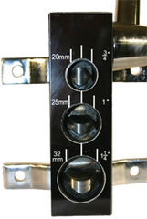 Pipe/Tube Notcher - 1-1/4" Pipe; 1-5/8" Tube Capacity - Apex Tool & Supply