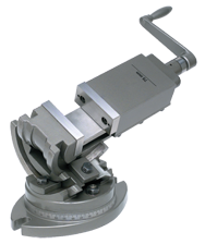 3-Axis Precision Tilting Vise 6" Jaw Width, 1-3/4" Depth - Apex Tool & Supply