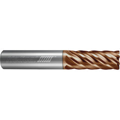 ‎6 Flute - Corner Radius - 0.2500″ (1/4) Cutter DIA × 0.2500″ (1/4) Shank DIA × 0.0100″ Radius × 0.3750″ (3/8) LOC × 2.0000″ (2) OAL  - TPLUS Coated