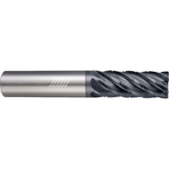 ‎6 Flute - Corner Radius - 0.1875″ (3/16) Cutter DIA × 0.1875″ (3/16) Shank DIA × 0.0100″ Radius × 0.5625″ (9/16) LOC × 2.5000″ (2-1/2) OAL  - APLUS Coated