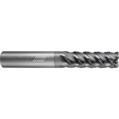 ‎5 Flute - Corner Radius - 0.2500″ (1/4) Cutter DIA × 0.2500″ (1/4) Shank DIA × 0.0300″ Radius × 0.7500″ (3/4) LOC × 2.5000″ (2-1/2) OAL  - NPLUS Coated