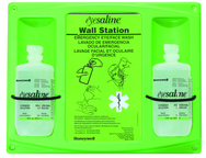 Double Eye Wash Station; 2- 16 oz Bottles; HAZ58 - Apex Tool & Supply