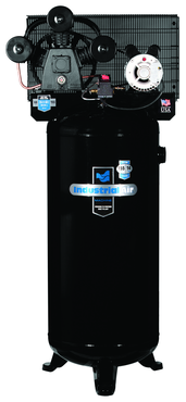 60 Gal. Single Stage Air Compressor, Vertical, Hi-Flo, Cast Iron, 155 PSI - Apex Tool & Supply