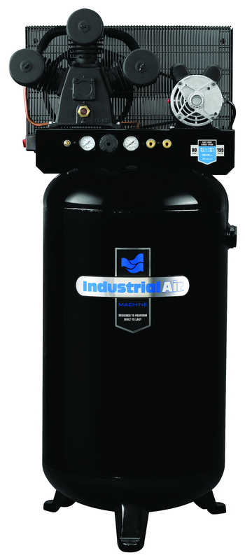 80 Gal. Single Stage Air Compressor, Stationary - Apex Tool & Supply