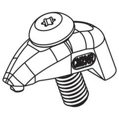 CM236R ASSY SGL SCR CLAMP HRDWRE - Apex Tool & Supply