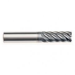6mm x 6mm x 12mm x 57mm x 7 Flute  Square 2xD Pow-R-Path Mill AlCRNX Coated-Series IPT7-SQ - Apex Tool & Supply