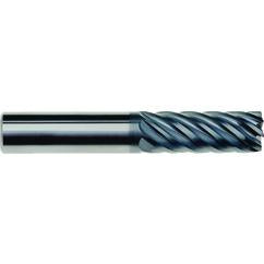 3/8 x 3/8 x 15/16 x 2-1/2 x .030 Rad 9 Flute End Mill IPT9-AlCrNX Coated - Apex Tool & Supply