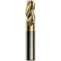 3 x 3 x 9 x 38mm Ball Nose 3 Flute Carbide M223 Streaker End Mill-ZrN - Apex Tool & Supply