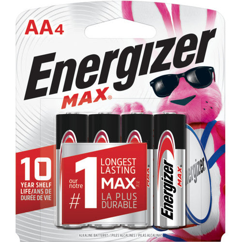 AA Max Alkaline Battery 4 Pack - Apex Tool & Supply