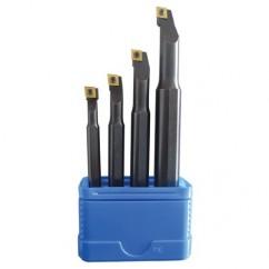 Set of 4 Boring Bars - Includes 1 of Each: A05HSCLCR2, A06JSCLCR2, A08KSCLCR2, A10MSCLCR2 - Apex Tool & Supply