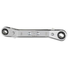‎Proto Offset Double Box Reversible Ratcheting Wrench 7 × 8 mm - 6 Point - Apex Tool & Supply