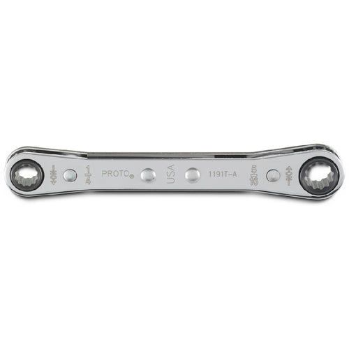 ‎Proto Double Box Ratcheting Wrench 1/4″ × 5/16″ - 12 Point - Apex Tool & Supply