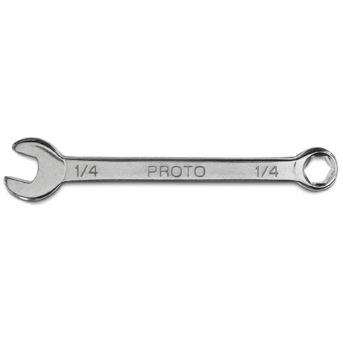 ‎Proto 1/4″ Short Combination Wrench- 6 Point - Apex Tool & Supply