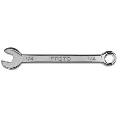 ‎Proto 1/4″ Short Combination Wrench- 6 Point - Apex Tool & Supply