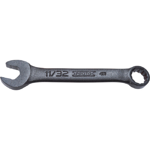 ‎Proto Black Oxide Short Combination Wrench 11/32″ - 12 Point - Apex Tool & Supply