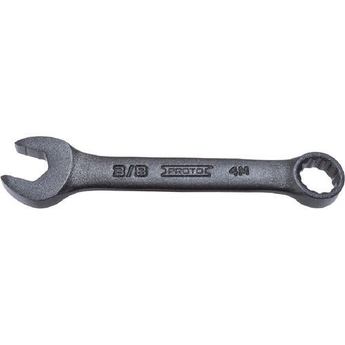 ‎Proto Black Oxide Short Combination Wrench 3/8″ - 12 Point - Apex Tool & Supply