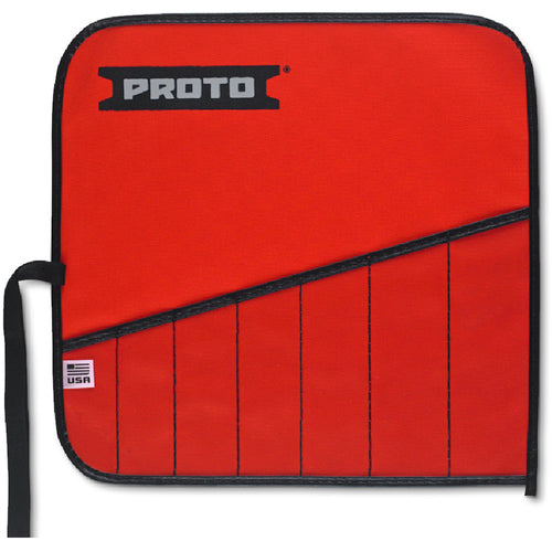 Proto Red Canvas 7-Pocket Tool Roll - Apex Tool & Supply