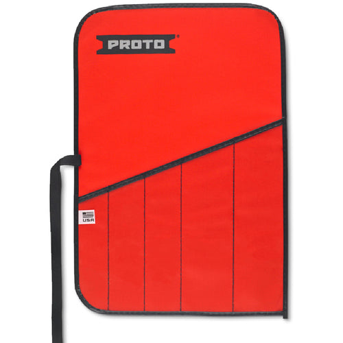 Proto Red Canvas 5-Pocket Tool Roll - Apex Tool & Supply