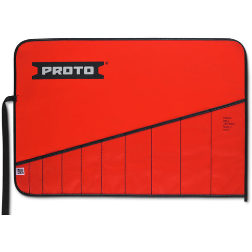 Proto Red Canvas 10-Pocket Tool Roll - Apex Tool & Supply