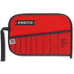Proto Red Canvas 9-Pocket Tool Roll - Apex Tool & Supply