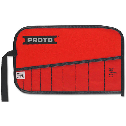 Proto Red Canvas 9-Pocket Tool Roll - Apex Tool & Supply