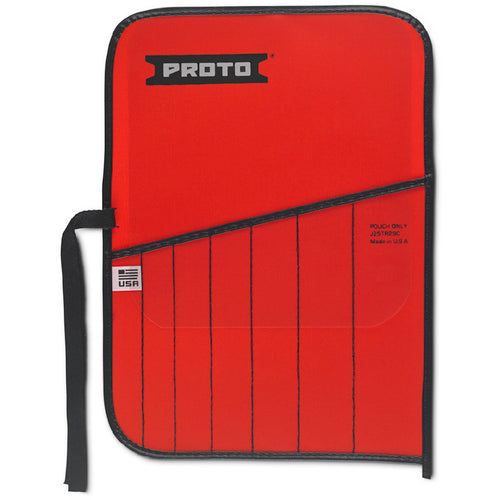 Proto Red Canvas 7-Pocket Tool Roll - Apex Tool & Supply