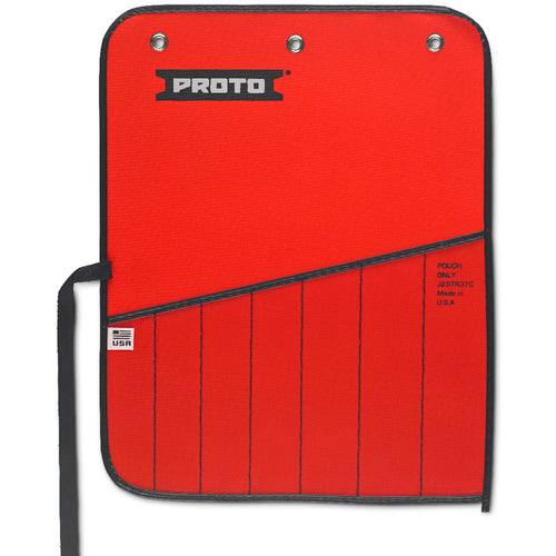 Proto Red Canvas 7-Pocket Tool Roll - Apex Tool & Supply