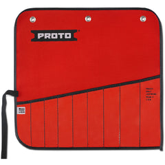 Proto Red Canvas 9-Pocket Tool Roll - Apex Tool & Supply