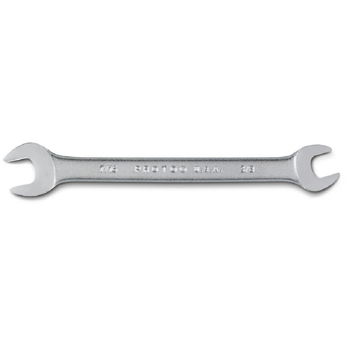 Proto Satin Open-End Wrench - 3/8″ × 7/16″ - Apex Tool & Supply