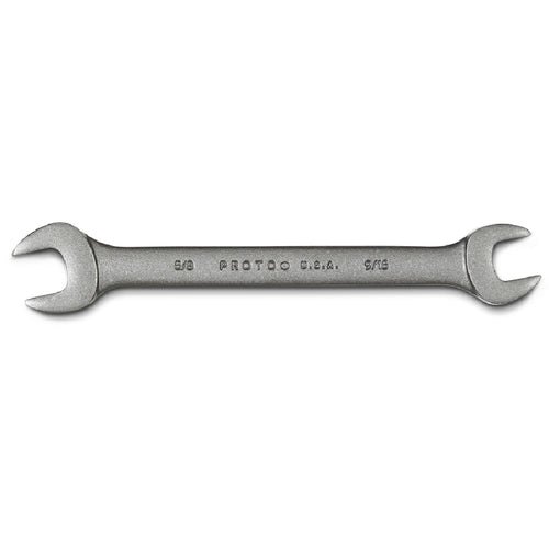 Proto Black Oxide Open-End Wrench - 9/16″ × 5/8″ - Apex Tool & Supply