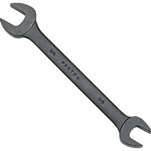 Proto Black Oxide Open-End Wrench - 3/8″ × 7/16″ - Apex Tool & Supply