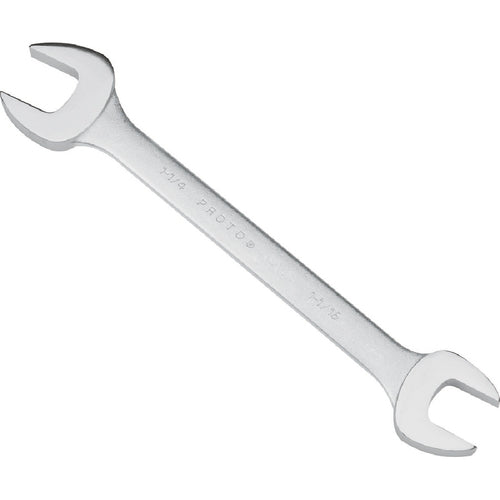 Proto Satin Open-End Wrench - 3/16″ × 1/4″ - Apex Tool & Supply