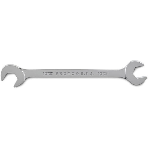 Proto Full Polish Metric Angle Open End Wrench 10 mm - Apex Tool & Supply