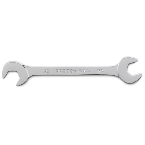 Proto Full Polish Angle Open-End Wrench - 1/2″ - Apex Tool & Supply