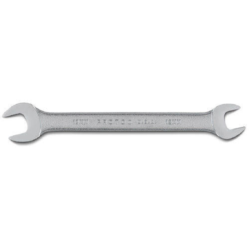 Proto Satin Open-End Wrench - 12 mm × 13 mm - Apex Tool & Supply