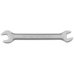 Proto Satin Open-End Wrench - 14 mm × 15 mm - Apex Tool & Supply