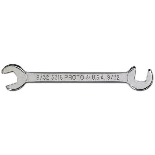 Proto Short Satin Angle Open-End Wrench - 9/32″ - Apex Tool & Supply